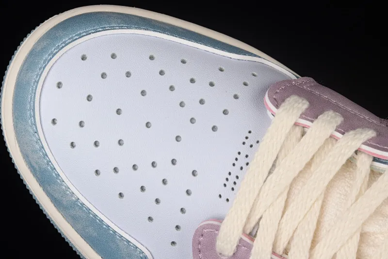 All categories Air Jordan Jordan series basketball shoes Air Jordan 1 High Air Jordan 1 Zoom CMFT "Celestine Blue" AJ1 Joe 1 Macaron Beige Blue Pink DQ5091-041